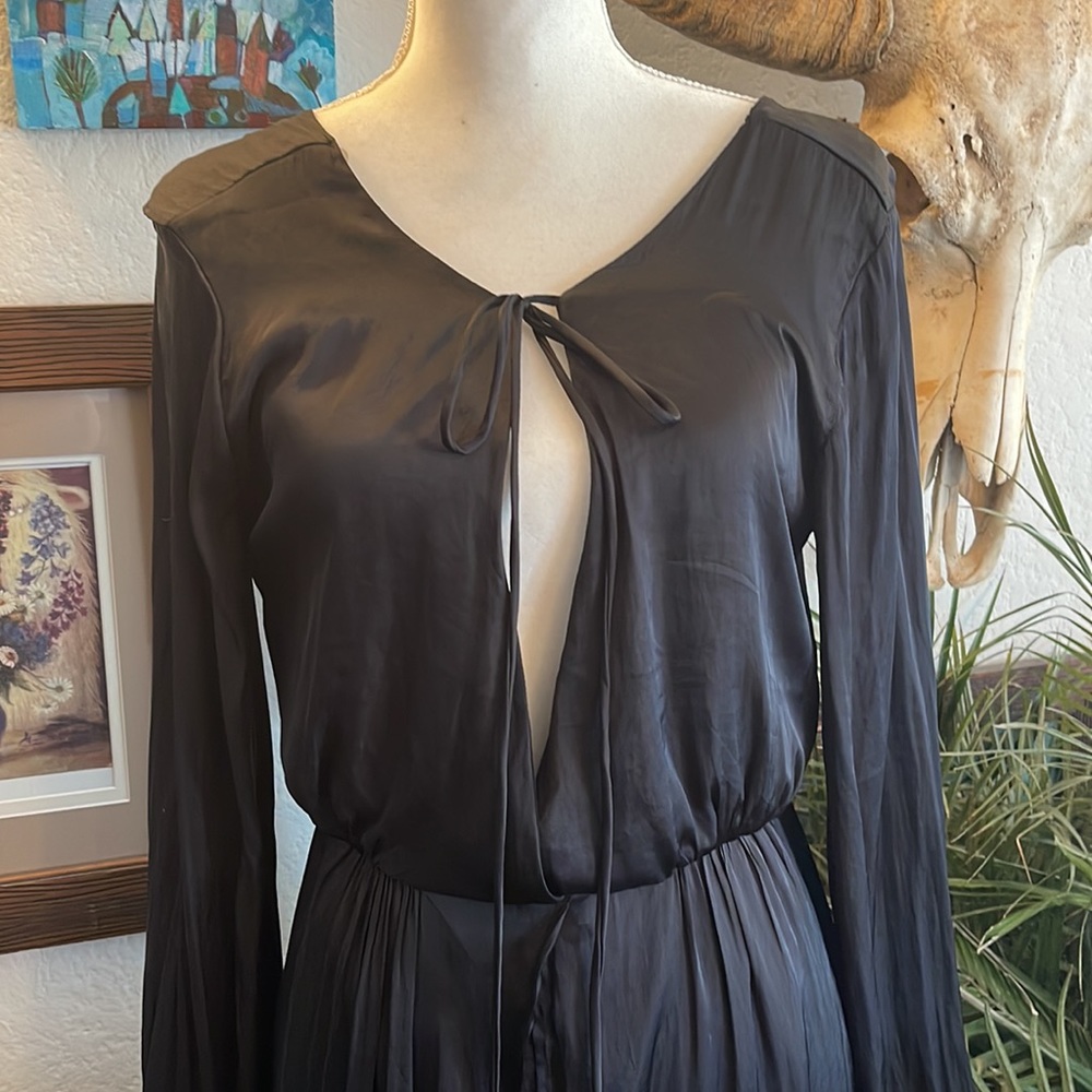 Black Lush open skirt with shorts onesie - Picture 3 of 10